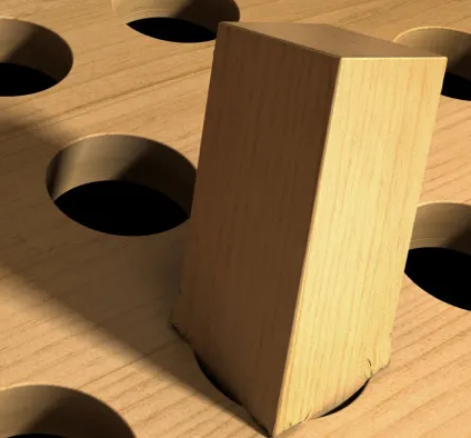 A square peg in a round hole.